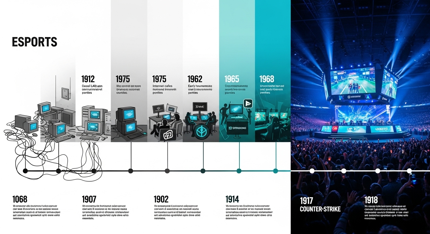 The History of Esports: From LAN Parties to Stadiums
